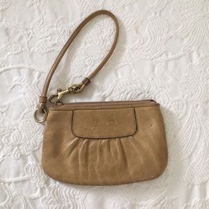 Coach Leather Wristlet